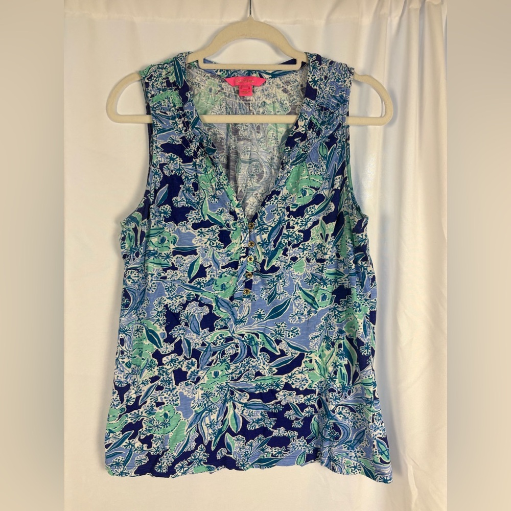 Lilly Pulitzer Womens Sleeveless Top Size L